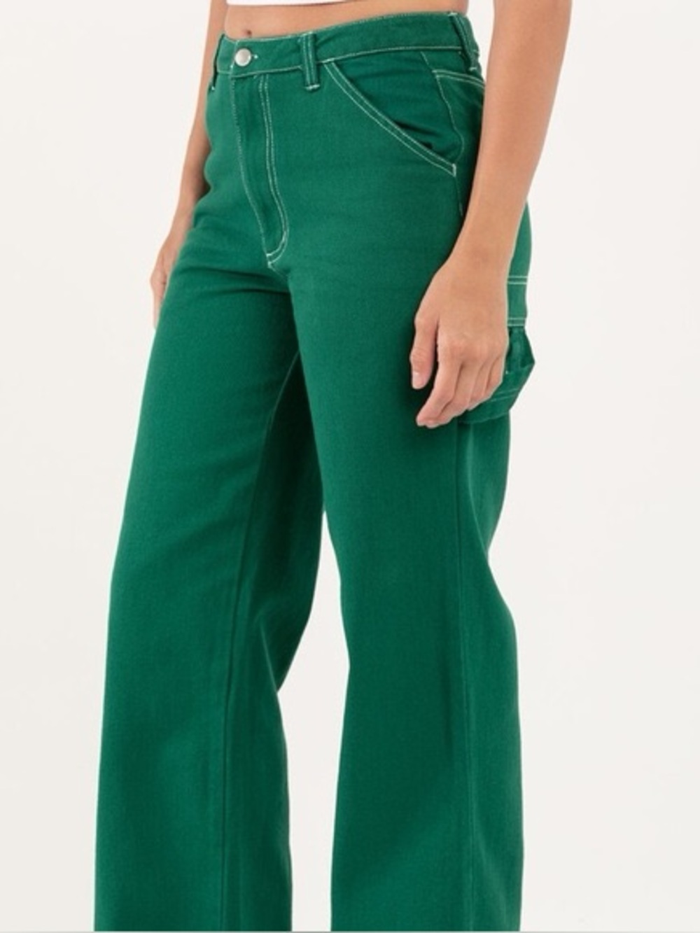 4/$20 💫 RSQ Dark Green Wide Leg Pants Women’s XXL